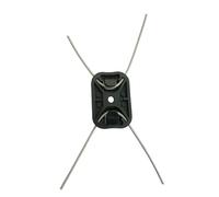 BLWOTMOR Fil d'acier Tondeuse Fil Corde Coupe Trimmer Herbe Fil Acier Attache Robuste pour Jardin Fonction de Coupe Persistante Adapté à l'Entretien Pelouses, Tête De Coupe-Bordures À Deux Cordes
