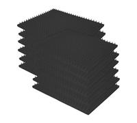 BLWOTMOR Lot de 6 Picots Anti-Chats pour Canapé, Barrière Anti-creusement, en Polypropylène, Adaptés Aux Tapis, Fleurs, Potager et Maison, 12 Pièces Noires