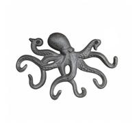 BLWOTMOR Patère Murale s Rustique | Décoratif, Patère Pieuvre, Robuste, pr, Noir