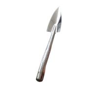 BLWOTMOR Pelle à Main Solide Trowel Ergonomique de Jardinage Outil en Acier Inoxydable Monobloc pour Confort et Résistance Adaptée à la Plantation Terrassement, Mini Pelle Pointue