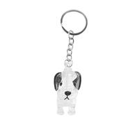 BLWOTMOR Porte-clés en Forme de Chien, étanche, Flacon Collecteur de Poils d'animaux, Flacon de Rangement pour Poils d'animaux, Cadeau pour Femmes, Hom, Dalmatien