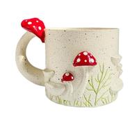 BLWOTMOR Pot de Fleur Tasse Ornement Planteur Résine Pratique pour Stylo Brosse à Maquillage avec Motif Champignon Créatif Adapté à la Décoration Intérieure