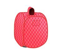 BLWOTMOR Sauna Vapeur Individuelle et Légère, Tente de Sauna D'intérieur avec Chauffage Rapide et Hotte, Cabine de Sauna, Sauna Vapeur pour Tout, Rouge