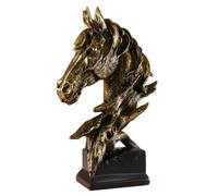 BLWOTMOR Sculpture Tête Contemporain | Silhte Haute Élancée, Statue Socle, Abstrait, Décoration, pr Entrée, Bronze