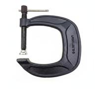 BLWOTMOR Serre-joint Forgé Robuste Pince en Forme de C Étau Métallique à Longue Portée Vis Filetée Régulière Pad de Pression Stable Adapté à Soudure Pose de, 4 Pouces