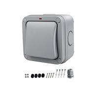 BLWOTMOR Sonnette à Bouton-poussoir, Panneau de Commande de Sonnette, Sonnette de Jardin, Ouvre-portail Automatique pour Ports, Espaces Extérieurs, Comme, BE301