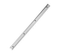 BLWOTMOR T Tracks Miter Track Rail T Slot Miter Rainure Aluminium Alliage Pièce d'Assemblage avec Trous Pré-percés pour Scies à Table Presses à Perceuse, 400mm Blanc