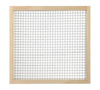 BLWOTMOR Tamis de Jardin Sifter Outil de Jardinage Filtration de Sol Ensemble Maniable Bois Acier INOX Compact pour Entretien Extérieur Adapté à Cultures Enfan, Diamètre du Trou 3 Mm