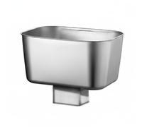 BLWOTMOR Toit Entonnoir Collecte de Pluie en Acier Inox Orifice Large Canalisation Fluide et Installation Rapide sur Toits Soutient le Drainage Performant, 75 45