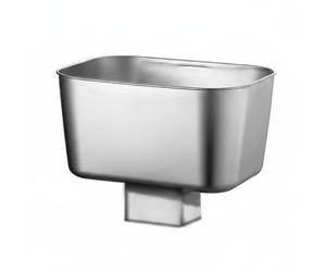 BLWOTMOR Toit Entonnoir Collecte de Pluie en Acier Inox Orifice Large Canalisation Fluide et Installation Rapide sur Toits Soutient le Drainage Performant, 75 45