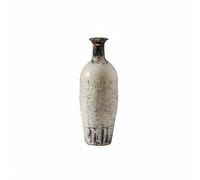 BLWOTMOR Vase Décoratif en Céramique Pot Vintage Jarre Ornementale Pot Look Jarre Ancienne Ton et Patiné Apporte Hauteur et Texture Adapté au Séjour Chambre Lecture, A3355