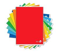 Bm - BeMore - Color Basic 0110601 - Cahier Format A4 - Ligne B - Lignes avec marges pour 3ème élémentaire - Papier 80 g/m² - Couleurs assorties - Lot de 10 pièces