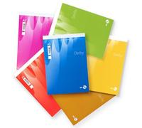 BM BeMore - Notes Derby 0100014 - Bloc-notes - Point métallique - Format A5 - Ligne 1R - Lignes sans marge - Papier 60 g/m² - Paquet de 10 pièces