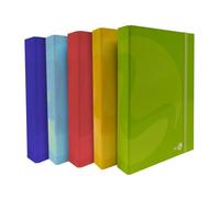BM BeMore - Porte-documents différentes couleurs 0111060 - Dos 5 cm - Dimensions 24 x 35 x 5 cm - Couverture rigide - Plastifié brillant - Lot de 1 pièce