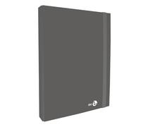 BM BeMore - Porte-documents gris foncé - Dos 3, 0123603 - Dimensions 24 cm x 35 cm x 3 cm - Couverture lourde plastifiée brillante - Lot de 1 pièce