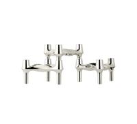 BMF Bougeoirs, Lot de 3, Chrome