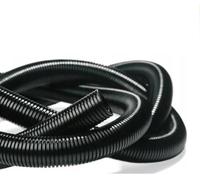 BMF DIRECT Tube de Fil ondulé Non Fendu Tuyau de Protection de câble Conduit/goulotte de Voiture Flexible (5 mètres, Ø intérieur 8,5 mm)
