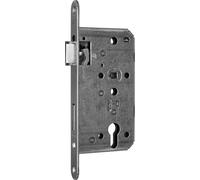BMH serrure à mortaiser Meisterstück PZW, gauche, broche 65, têtière ronde 20mm, inox
