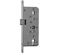 BMH Serrure de porte de secours 3013 avec verrou de sécurité Verrouillage suppl. 1 vantail, radio E, gauche, DM100, inox