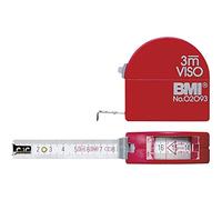 BMI Mètre-ruban Viso 405341010, acier, graduation en mm, Multicolore, 3 m