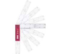 BMI 716200137 Fausse équerre 200 x 80 mm 157.5 °