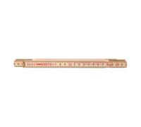 BMI BMI Metre pliant bois blanc, Longueur : 1m Quantité:1