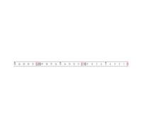 BMI Mètre-ruban 357004002RNL-SK 2 m acier graduation de droite à gauche autocollant 1 pièce