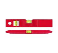 BMI Niveau à bulle Torpedo 685025003 M – 250 mm – Aimant pour armoires électriques – Rouge
