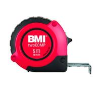 BMI BMI Ruban à mesurer twoCOMP 10m x 30mm blanc Quantité:1