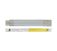 BMI Mètre pliant BMI 9802 L 2m l 16mm mm/cm CE III hêtre blanc-jaune Quantité:1