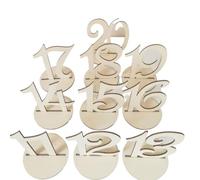 BMKGODN Numéros de Table Mariage en Bois, numéros 1 à 20, siège fiançailles rustiques(45981)