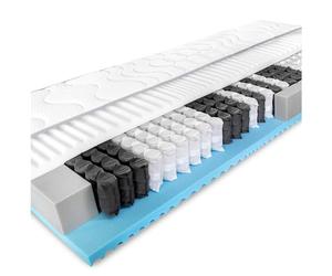BMM Matelas Confort 80 x 190 cm, Degré de fermeté H3, Matelas à Ressorts Ensachés TFK, Certifié Öko-Tex, Matelas Ergonomique à 7 Zones, Hauteur 23 cm, de Conception Allemande