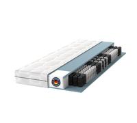 BMM Matelas Ortho Medic 160 x 200 cm avec Noyau à Ressorts ensachés Niveau de fermeté H3/certifié Öko-Tex/Matelas Ergonomique à 7 Zones Hauteur 21 cm/Matelas de Conception Allemande
