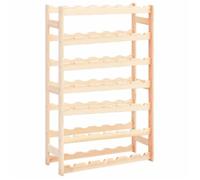 BMP - Luxueux Range-bouteilles Casier à bouteilles pour 42 bouteilles Pinède,62,5x25x102 cm p8Q3O8