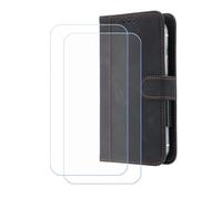 BMPNLSZ Etui pour Kyocera Digno BX4 + 2 Verre trempé(6,1") - Noir-FG | HD Anti Rayures Film Protection écran - Fermeture Pliant Coque Cover Housse de Protection