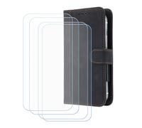 BMPNLSZ Etui pour Kyocera Digno BX4 + 4 Verre trempé(6,1") - Noir-FG | HD Anti Rayures Film Protection écran - Fermeture Pliant Coque Cover Housse de Protection