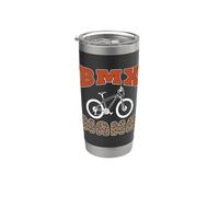 BMX Nana Extreme Sports Loves Bicyclette Cycliste BMX Racing Gobelet isotherme en acier inoxydable double paroi