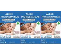 bng 3 Alèses 90x190 Protège Matelas Housse imperméable Anti acariens