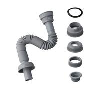 BNGDFDGH 1 ensemble de tuyaux de vidange d'évier de cuisine, tuyau de raccordement extensible adapté à une Interface de 32/45/56mm, accessoires de vidange d'égout de lavabo