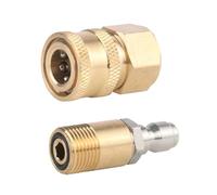 BNGDFDGH Ensemble d'adaptateurs for nettoyeur haute pression M18, Kit de déconnexion rapide, raccord de tuyau d'eau 1/4 "M18x1,5