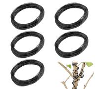 BNGXR 50 m (5 Tailles) Bonsai Fil Aluminium, 1,0mm/1,5mm/2,0mm/2,5mm/3,0mm Rouleaux Fil Bonsai, Fil Aluminium Anodisé, Fils de tortion pour bonzaïs pour concevoir des branches de bonsaï