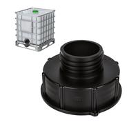BNGXR Adaptateur IBC S100x8 vers S60x6, filetage grossier, adaptateur de réservoir IBC, S100x8 (100 mm) filetage intérieur vers filetage extérieur S60x6 (60 mm), accessoire de réservoir IBC pour