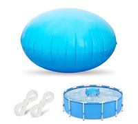 BNGXR Coussin de Piscine d'hiver, Coussin d'air Piscine, 1.2x1.2M Oreiller Gonflable de Piscine, Hivernage Bouee Piscine Multifonction Coussin Gonflable, Flotteurs D'hivernage pour Piscine (Bleu)
