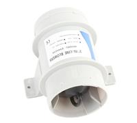Bnineteenteam Ventilateur de Cale, Ventilateur en Ligne Silencieux de 3 Pouces 12V, d'air de Cale Marin en Ligne pour la Circulation de L'air des Bateaux de Yachts