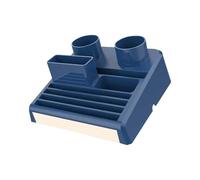 Bnojjellol Boîte de rangement multi-compartiments pour outils de voiture avec base antidérapante, outils de teinture pour grattoir de film teinté et outils chauffants, boîte d'installation de film