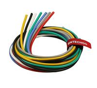 BNTECHGO Kit de câbles en silicone de calibre 12 - Ultra flexible 7 couleurs haute résistance 600 V 200 C Isolation en caoutchouc de silicone - 680 brins de câble de fil de cuivre étamé toronné