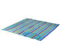 Bo-Camp - Tapis de plage - Bleu - 180x180 cm