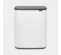 Brabantia - Poubelle Bo Touch Bin, 60L, Blanc