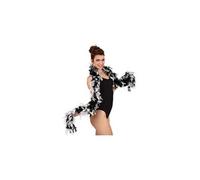 Boa plumes noir et blanc