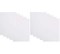 BoardsPlus Bloc de Papier blanc uni pour Chevalet de Conférence - Paquet de 5 blocs A1, papier 60 gr/m², 20 feuilles par bloc BPP010103 (Lot de 2)